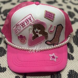 Howdy Cowgirl Trucker Hat